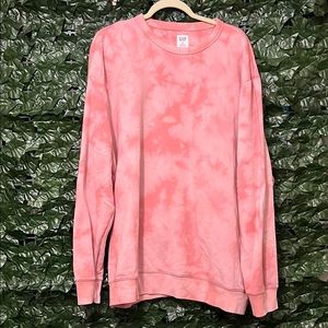 GAP Pink Tie-Dye Sweatshirt
